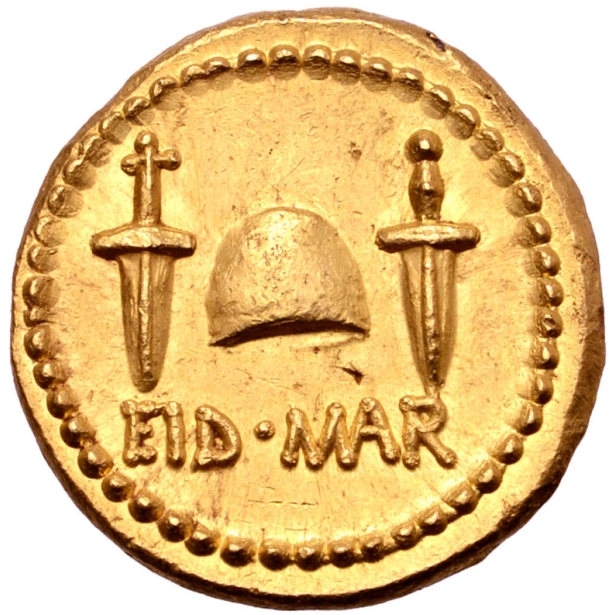 Σπάνιο χρυσό νόμισμα με αναφορές στην δολοφονία του Καίσαρα αναμένεται να δημοπρατηθεί για εκατομμύρια [εικόνες] - ΔΙΕΘΝΗ