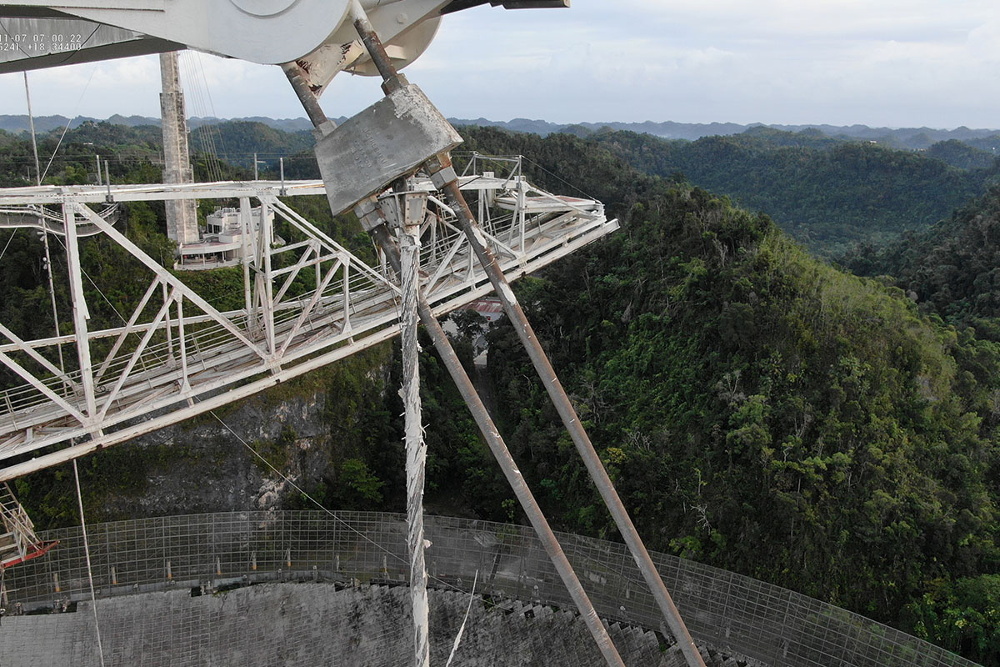 Κατέρρευσε το τεράστιο «πληγωμένο» ραδιοτηλεσκόπιο του Αρεσίμπο - ΔΙΕΘΝΗ